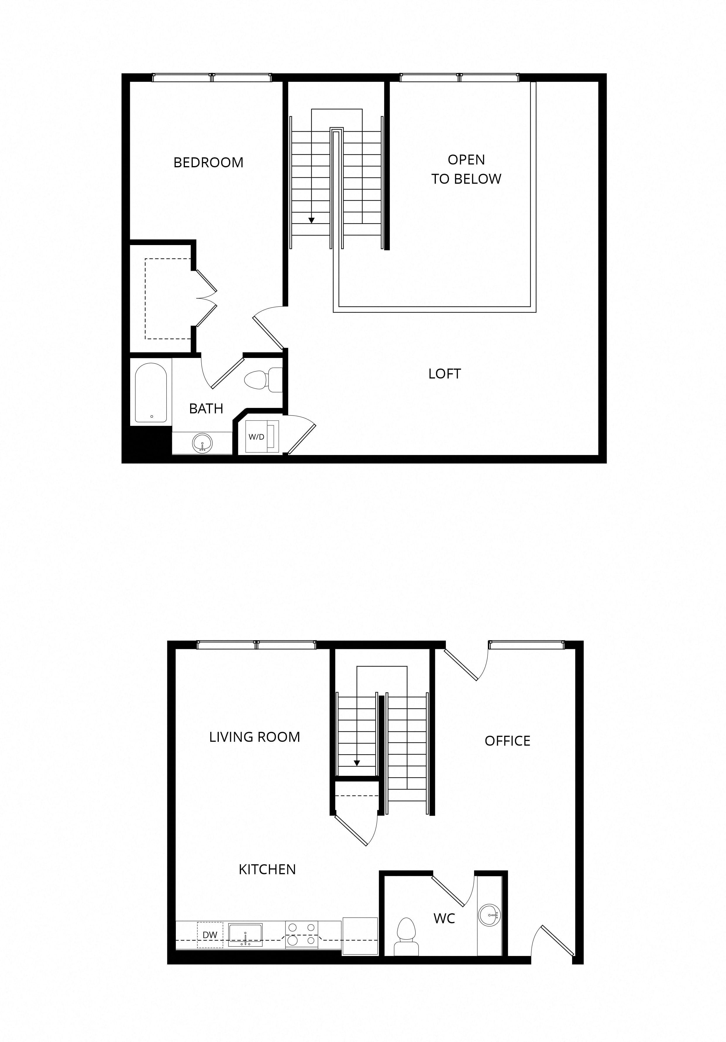 Divine - Townhome floor plan